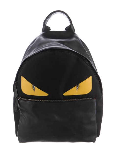 fendi backpack leather